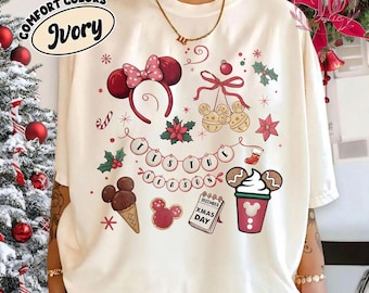 Retro Mickey Minnie Tis The Season Christmas Shirt, Gingerbread Cookies Shirt, Mickey and Friends Christmas Shirt, Disney Holiday Shirt