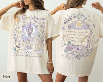 Vintage Disney Tangled Rapunzel Comfort Colors Shirt, I’ve Got A Dream Shirt, Princess Rapunzel Pascal, Disney Tangled Floral, Lost Princess