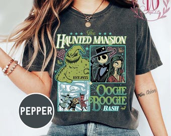 Nightmare On Main Street Comfort Colors T-Shirt - Retro-Halloween-Shirt