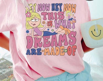 Disney Lizzie McGuire Comfort Farben Shirt, süßes Lizzie McGuire Shirt, Disney Urlaub Shirt, Disney Mädchen Reise Shirt, BTW Magic Kingdom T-Shirt