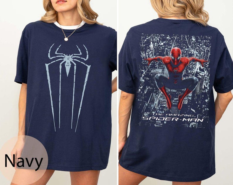 Vintage Amazing Spider-Man Comfort Colors Shirt, Andrew Spiderman Tee, Marvel Comic Gift, Avengers Disney Shirt, Marvel Trip Tee image 3
