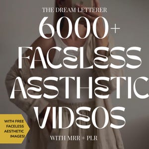 6000+ Aesthetic Faceless Video Reels + Story MRR & PLR resell | Affiliate Marketing, Email, Social Media DFY Instagram Templates Digital