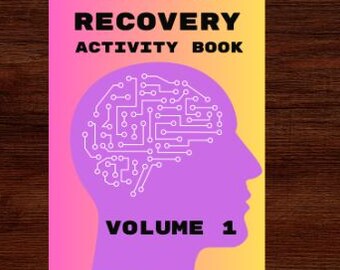 Stroke Recovery Activity Book Trilogy, TBI, Dementia Help (Digital Download)