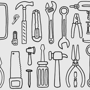 Tools SVG Bundle, Tools PNG Bundle, Tools Clipart, Tools SVG Cut Files for Cricut, Mechanic Tools svg, Wrench Svg, Hand Tool Svg For Cricut