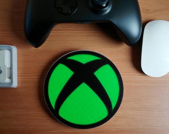 3D-geprinte console-onderzetters (set van 2) | Gamerkamerdecoratie
