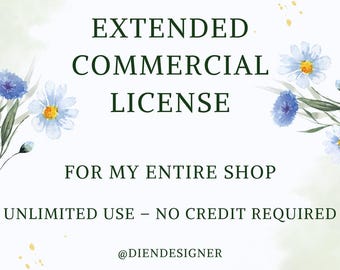 Extended POD Commercial License for My Entire Shop