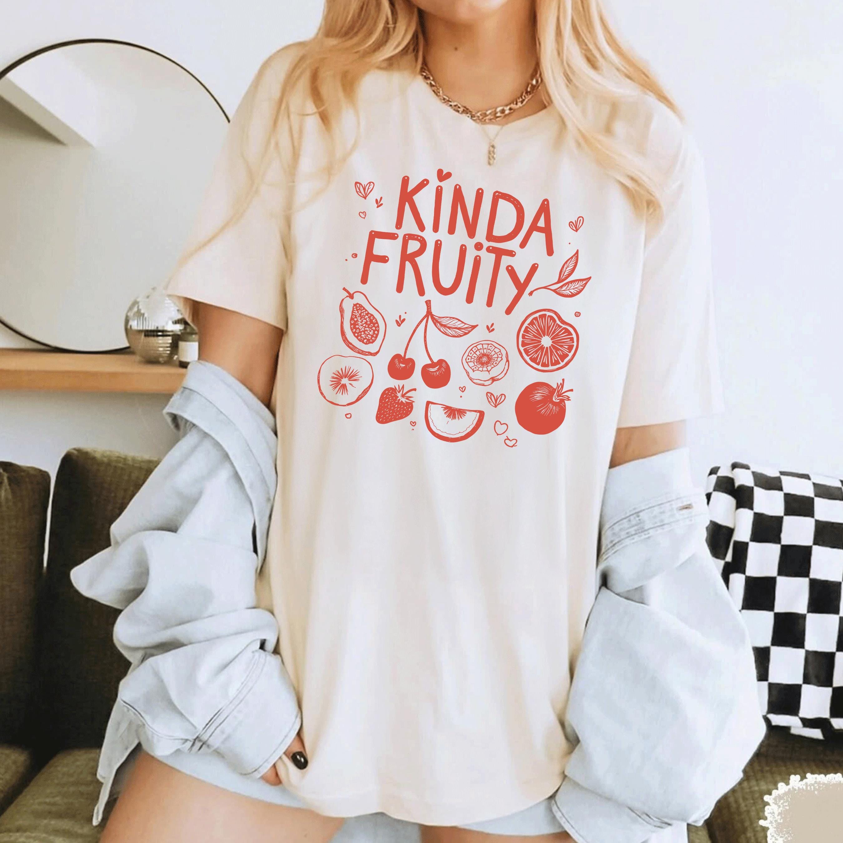 Kinda Fruity PNG, Funny Y2K Pride Meme Sublimation PNG, LGBTQ