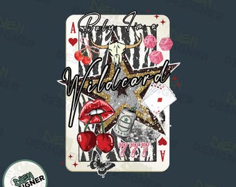 Western Collage PNG, Baddie Cowgirl Wildcard Design, Retro Casino Dice Shirt PNG, Trendy Vegas Aesthetic Sublimation PNG, Western Girl Png