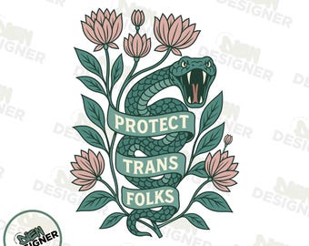 Protect Trans Folks PNG, Trans Rights Are Human Rights Sublimation Design, LGBTQ Support PNG, Equality Quote Png, Vote Trans Rights Png