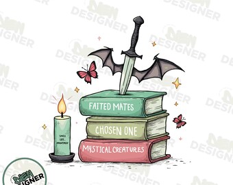Smells Like Fantasy PNG, Bookish Quote for Romantasy Readers PNG, Fantasy Lover Sublimation, Spicy BookTok Girl Design, Fantasy Book PNG