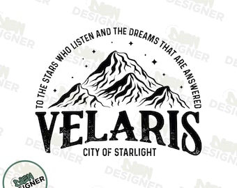 Velaris City of Starlight PNG, Fantasy Quote PNG, Night Court ACOTAR Design, Fantasy Reader png, Acotar Digital png, Fantasy Book Lover Art
