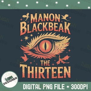 Manon Blackbeak png, de dertien heks clipart png, Wing Leader Fantasy shirt png, glazen troon SJM png, Ironteeth esthetisch ontwerp png