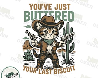 Gato engraçado do oeste PNG, Meme de cowboy retrô PNG, Sublimação de ditado country, Design de humor de gatinho cowboy PNG, Gráfico de gato cowboy atrevido PNG