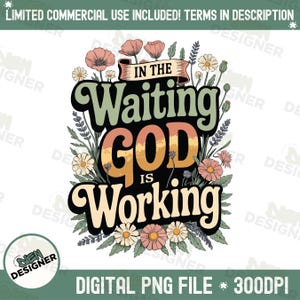 Wildflower Christian PNG, Boho Bible Verse Floral Shirt Design, Inspirational Scripture Sublimation PNG, Faith Based Quote PNG for Women