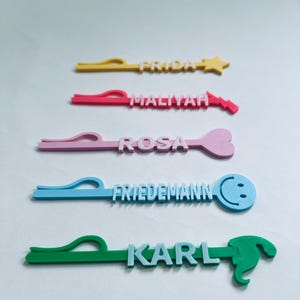 TrinkBuddy – Personalisierte Glasmarkierer | Namensstecker für Gläser | Wiederverwendbare Tischdeko für Feiern und Events
