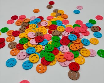 Smiley Konfetti wiederverwendbar | HappyKonfetti | Nachhaltige Tischdeko Geburtstag | Streudeko bunt | Konfetti | Party Deko