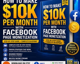 Facebook Page Monetization Blueprint 2026 | AI-Powered Strategy + 30-Day Action Plan | PDF