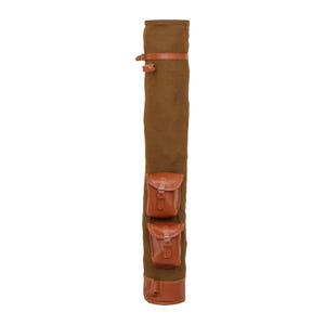 Premium Sunday Carry Golf Bag Canvas Leather Golf Club Bag Pencil Golf Carry Bag Gift For Him