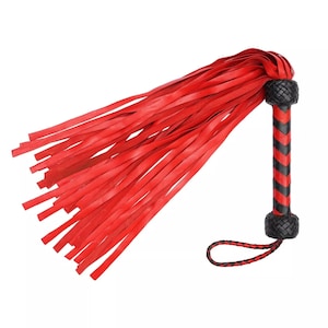 Genuine Leather Flogger Spanking Whip Real Leather 36 Tails Adult Roleplay Mature,s