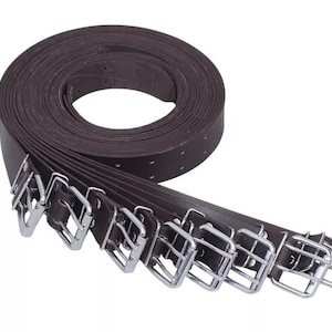 Real Leather Full Body Straps Bondage 12 pcs Harness Belts Slave Restraints Belt