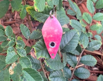 Pink Cloud Trout Fishing Spoon