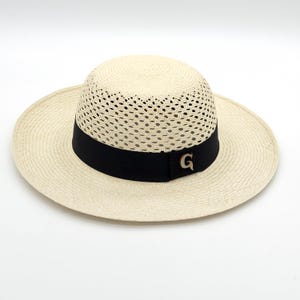 Handwoven Women’s Panama Hat | Elegant Wide Brim Toquilla Straw Hat | Lightweight & Breathable Summer Hat | Ecuadorian Sun Hat
