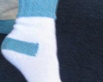 Digital Machine Knitted Sock with Heel Accent, PDF file