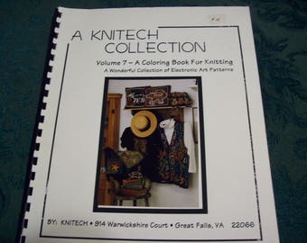 Machine Knitting Patterns and Graphics, Knitech Collection volume 7, Electronic Art Patterns, on sale