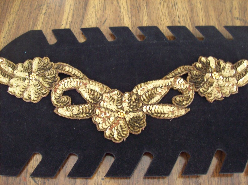 Sequin Applique V Neck Sequin Appliqué Headband Sequin Etsy