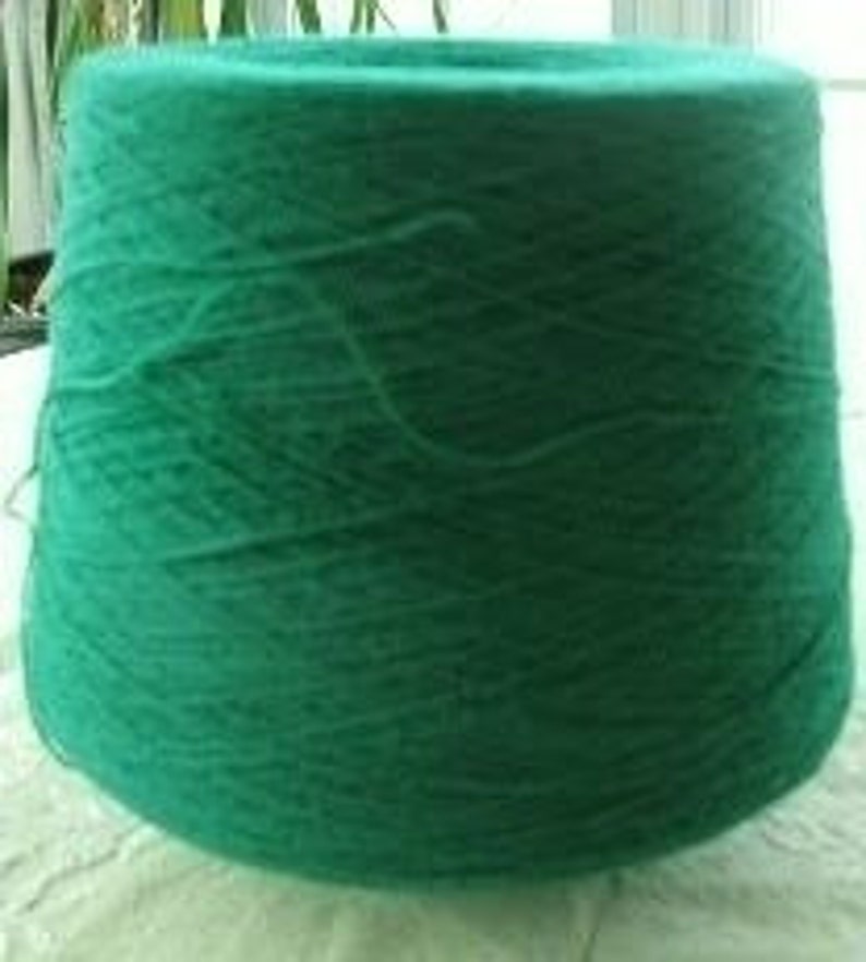 Kelly Green Acrylic Cone Yarn Etsy
