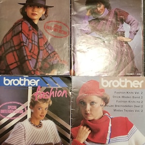 Brother Fashion Magazines, Machine Knitting, Machine Knitting Patterns, KnitKing Machine Knitting