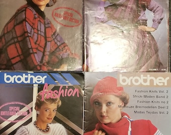 Brother Fashion Machine Knitting Patterns, KnitKing Magazines