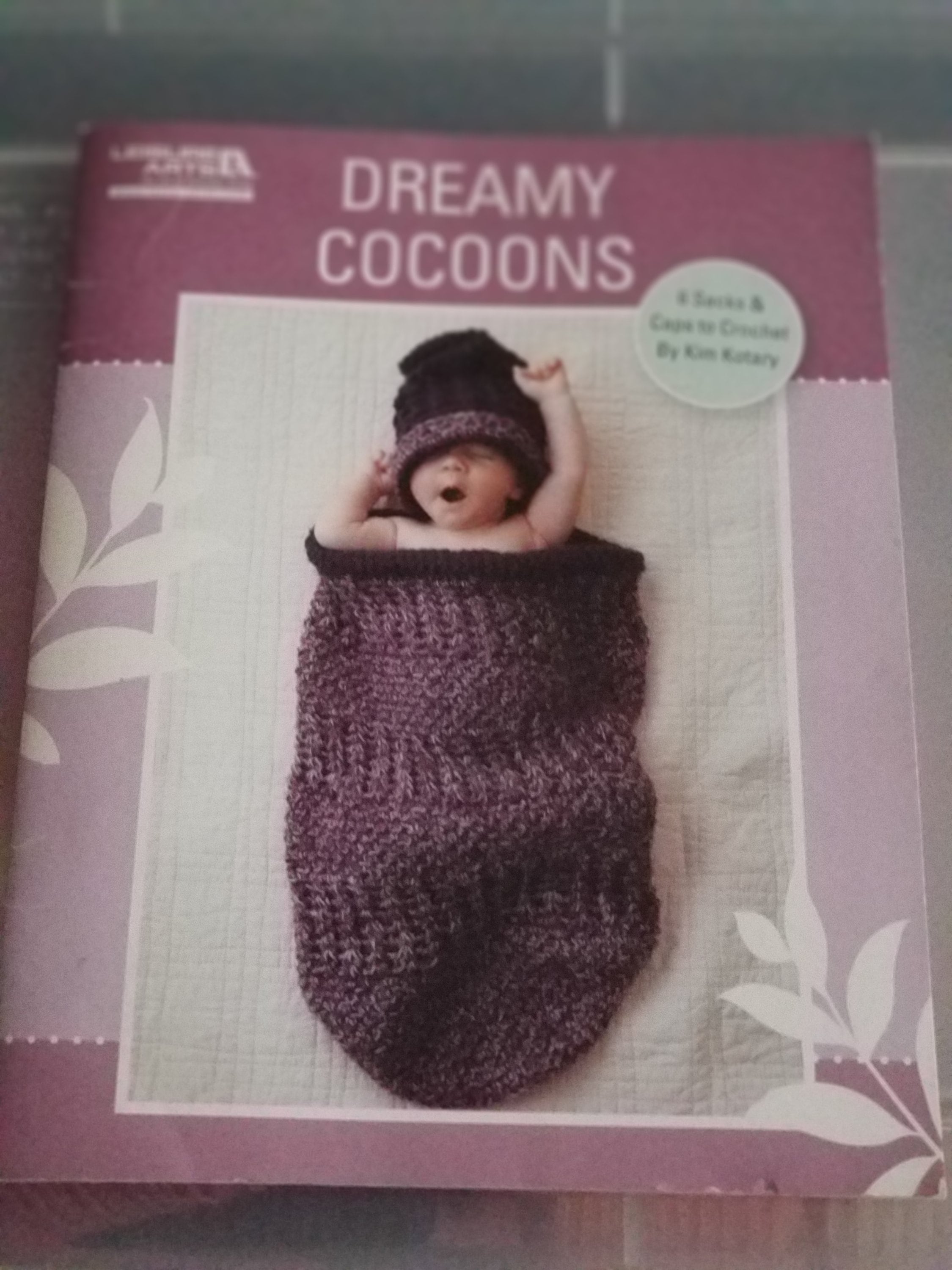 30 Cozy Sack Hat Crochet Patterns for Winter, Gifts, and Photo Props 26 Leisure Arts Baby Cocoon Pattern with 6 Caps and Sacks