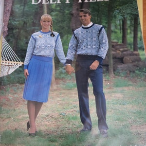 Delft Tiles Sweater Patterns, Joyce A Schneider