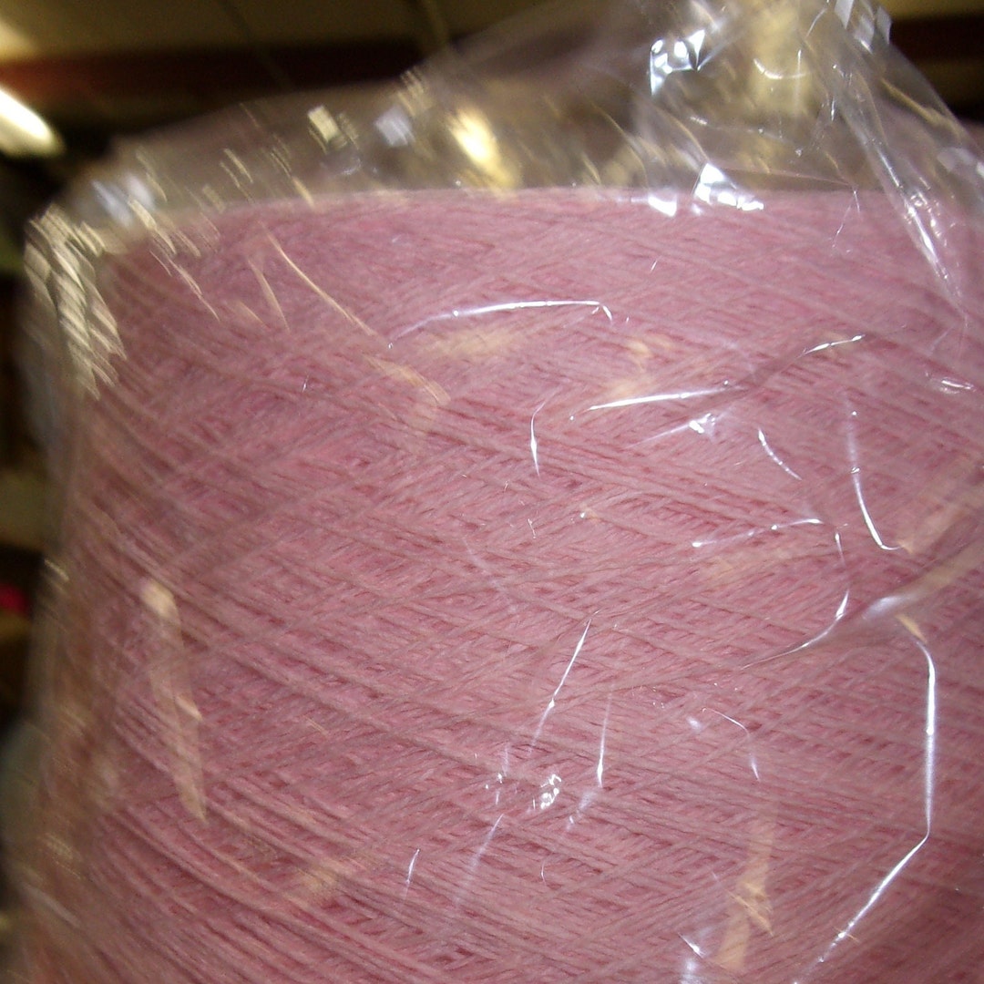 8/2 Pink Cotton Yarn Weaving Cotton Yarn Machine Knitting Etsy