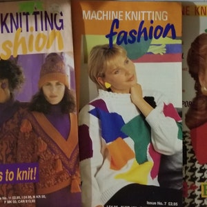 Machine Knitting Fashion Magazine, Back Issues