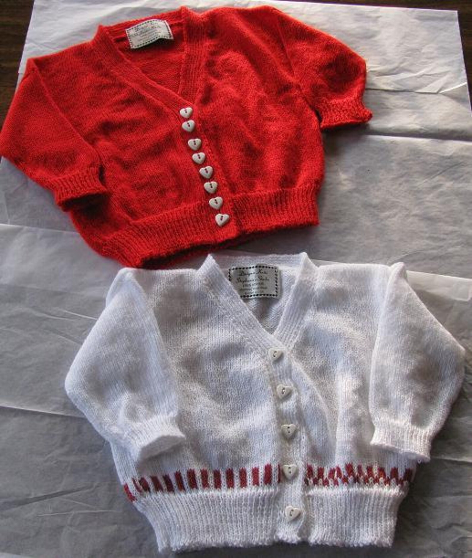 Childs Machine Knitting V Neck Cardigan Pattern, Childs Cardigan Size 6