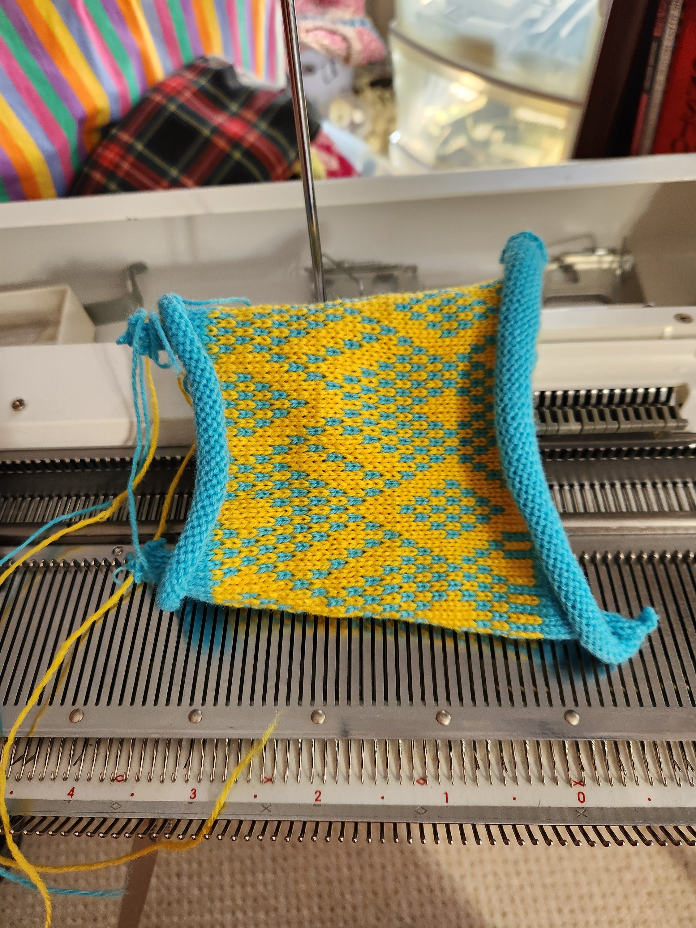 Artisan Punch Card Knitting Machine, Artisan Ribber Attachment, Items ...
