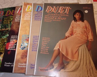 Passap & PFAFF Machine Knitting Duet Magazines, on Sale