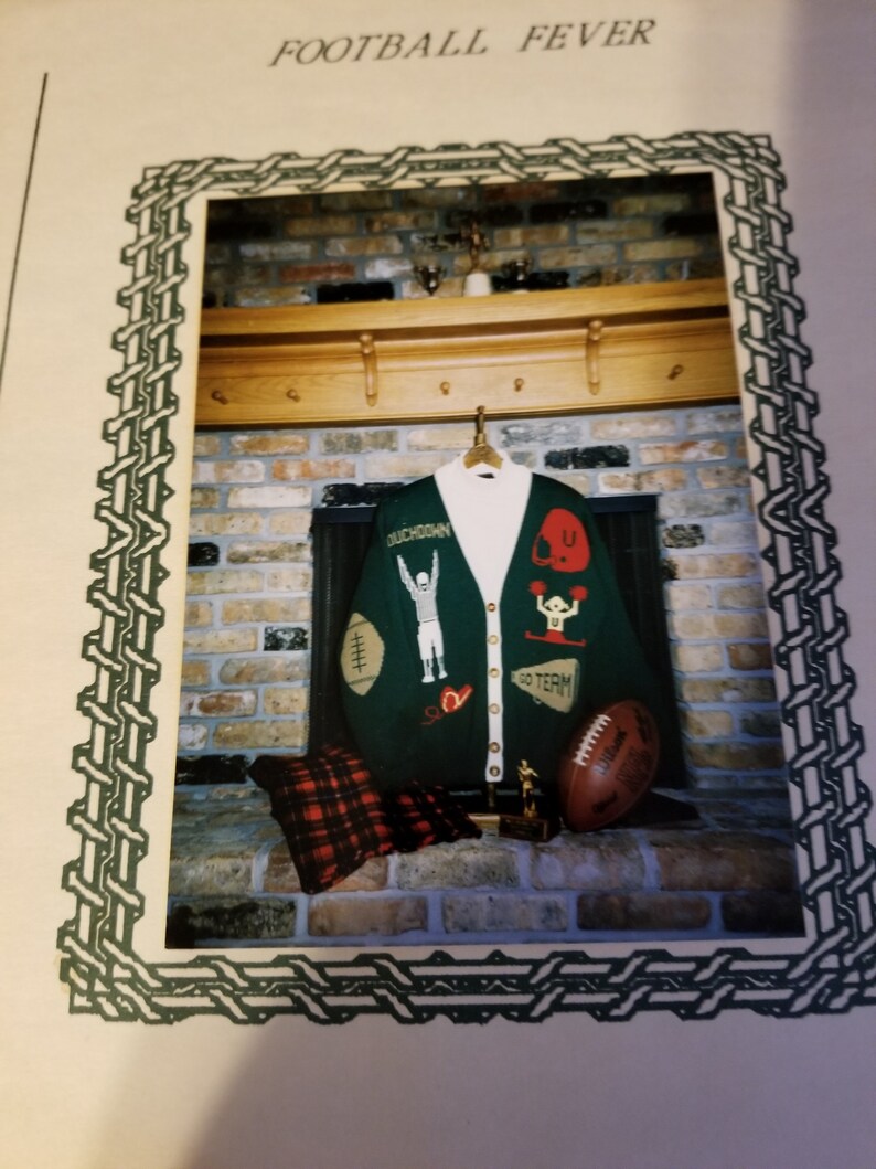 DAK Designs Mylar Designs FootBall Fever Designs Knitking Knitting Designs Brother Knitting Machine Designs Football Sweater Designs