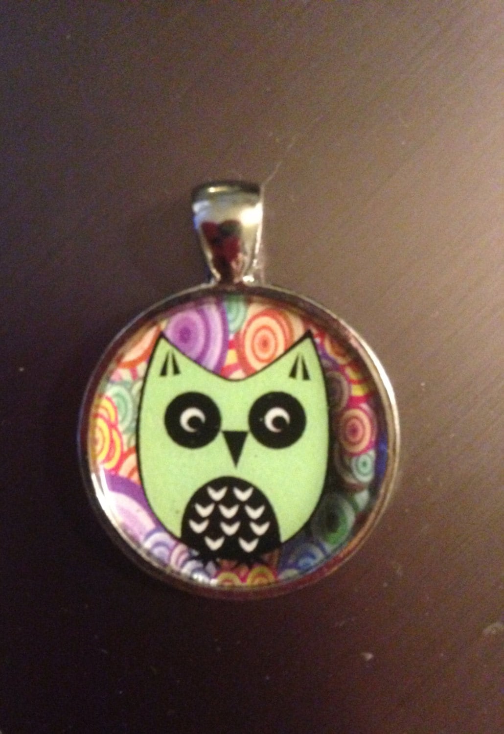 Cute Owl Image Pendant Necklace-FREE SHIPPING-