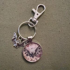 Bat Keychain -FREE SHIPPING-