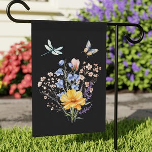 Floral Anti Trump Garden Flag Subtle trump sucks Anti Trump Flower sign Democrat Flag FDT yard sign Anti Maga FAFO Signs Liberal Activist