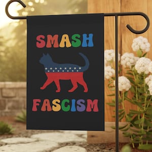 Pride Cat Garden Flag Anti Trump Protest Signs Equal rights sign Inclusive Equality Outdoor Banner LGBT gay pride Yard Decor Social Justice