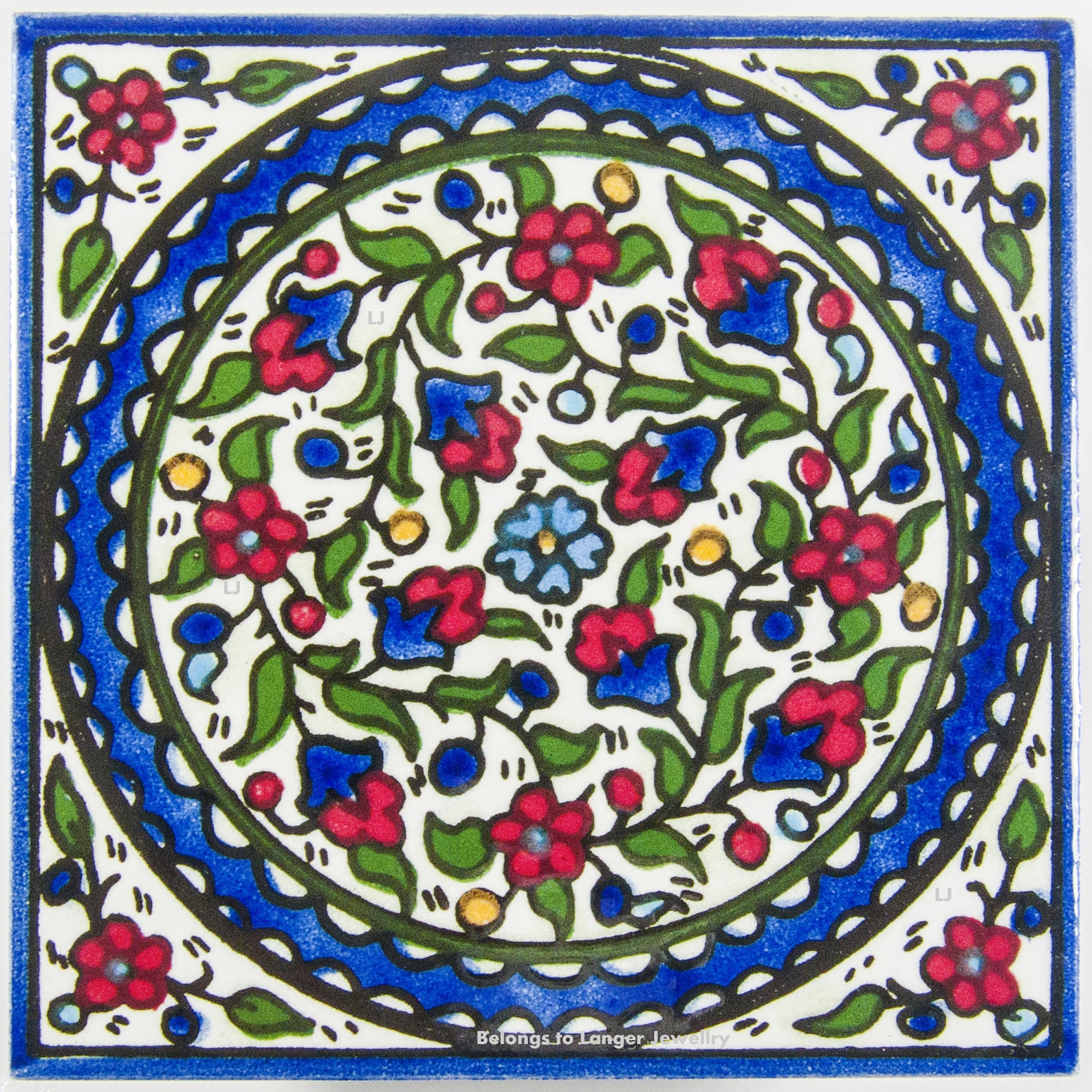 Ceramic Tile Decorative Armenian Pottery Home Decor Wall Etsy