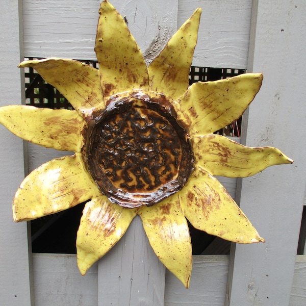 Outdoor Wall Art Ceramic Etsy