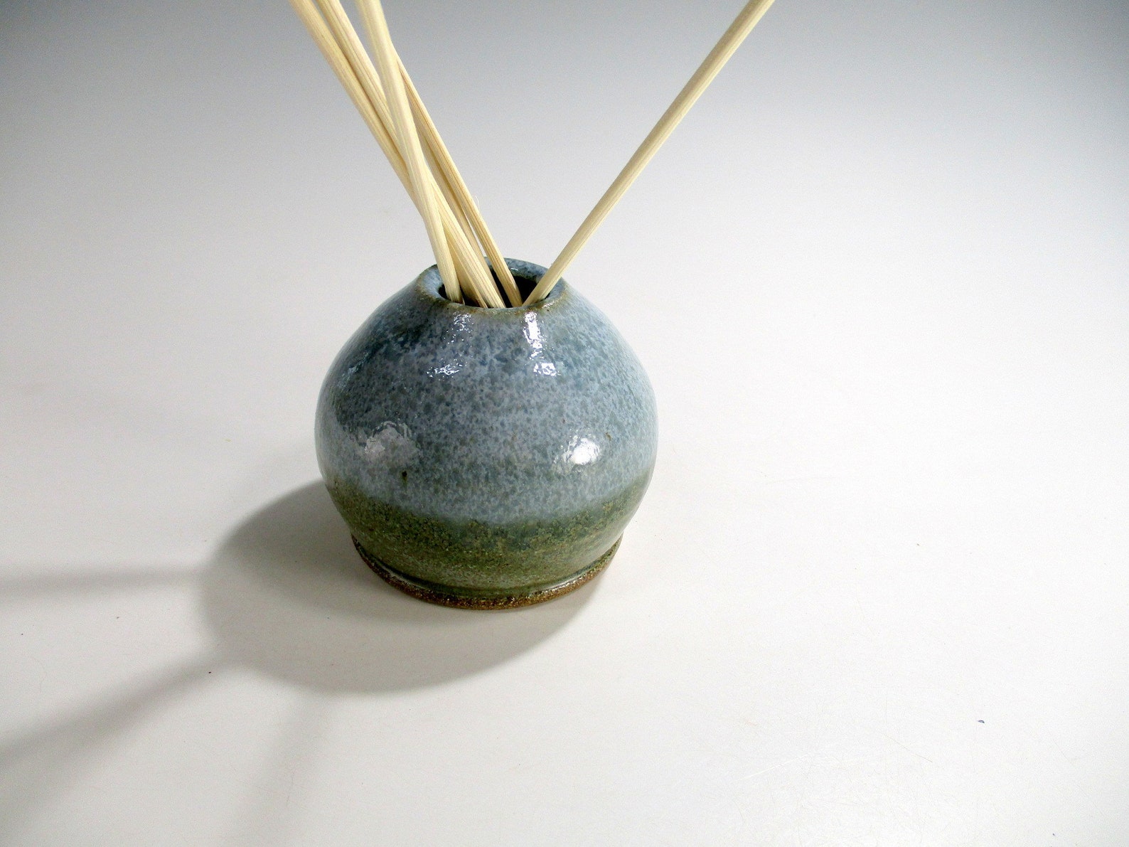 Pottery reed diffuser ceramic scented oil bottle with reeds Etsy