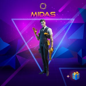 FN Midas Skin, Random Pack, Outfits Guaranteed MIDAS Outfit +  Skins  30-150/ Outfits/ Emotes/ PickAxes and more