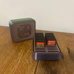 Étui de jeu Nintendo Switch imprimé en 3D, Porte-cartouche de jeu Nintendo Switch, Boîte de jeu Switch pour impression 3D, Étui de jeu compact Switch