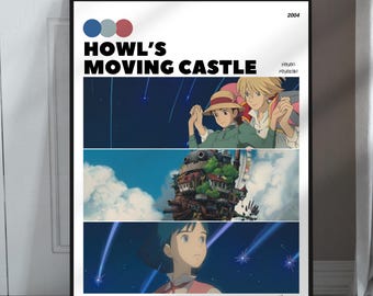 ロエベ×ハウルの動く城のポスター ソフィーとカルシファー、レアな